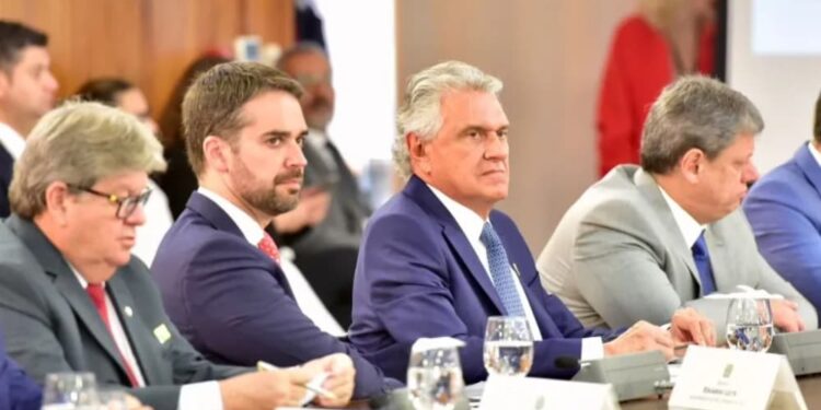 Em reunião com Caiado e outros governadores, Lula fala sobre perdas com ICMS