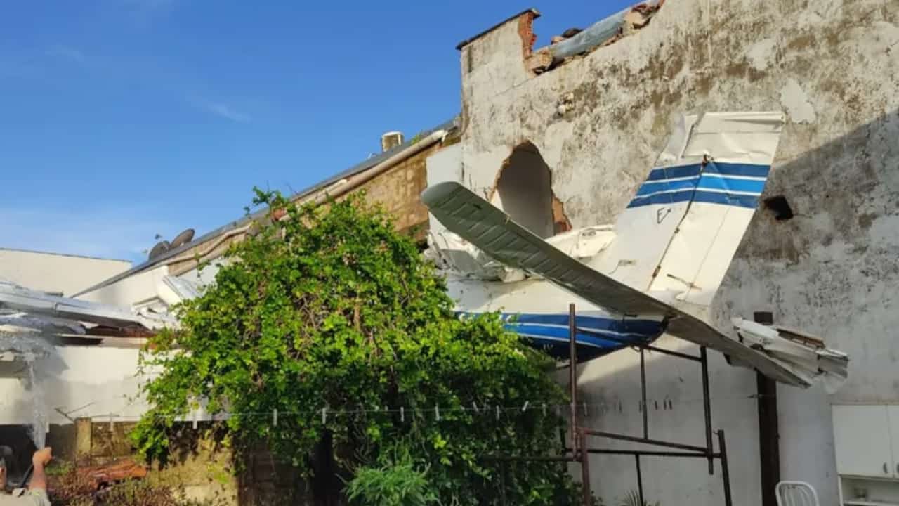 avião que caiu em Goiânia