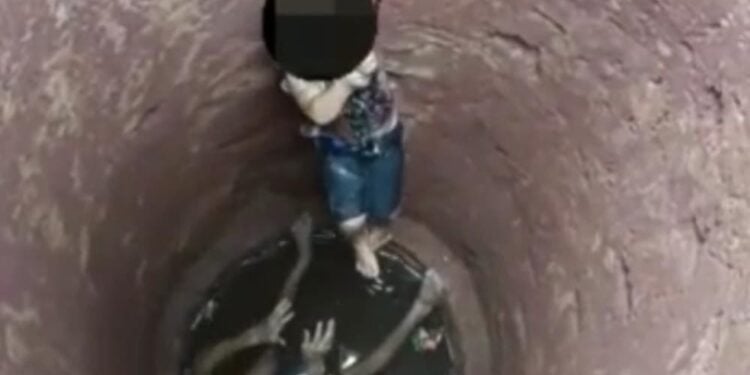 Crianças são resgatadas após caírem em cisterna, em Porangatu; veja vídeo