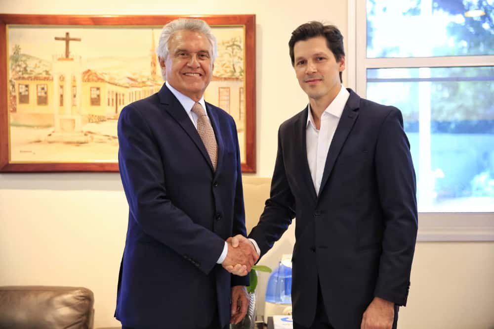Governador Ronaldo Caiado e vice-governador Daniel Vilela.