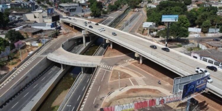 Complexo Viário da Jamel Cecílio passa por mudanças no trânsito; veja