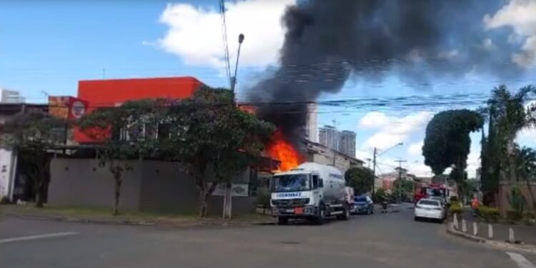 incêndio em restaurante de Goiânia