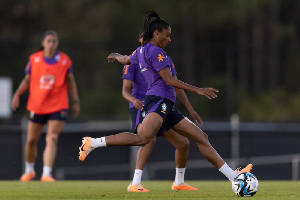 treino da seleção brasileira