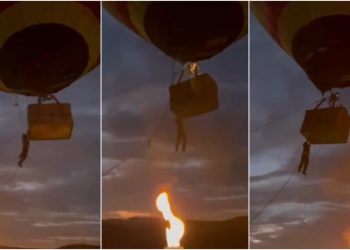 Assistente de piloto que caiu de balão em Pirenópolis recebe alta hospitalar