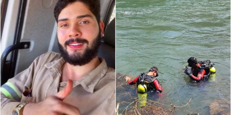 Bombeiros procuram jovem que desapareceu após pular de cachoeira em Goiás