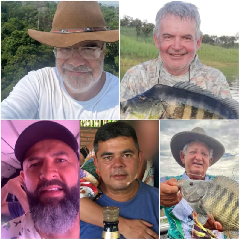 Goianos que morreram em queda de avião no Amazonas