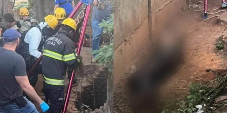 Corpo de jovem é encontrado dentro de cisterna com mãos amarradas, em Goiânia