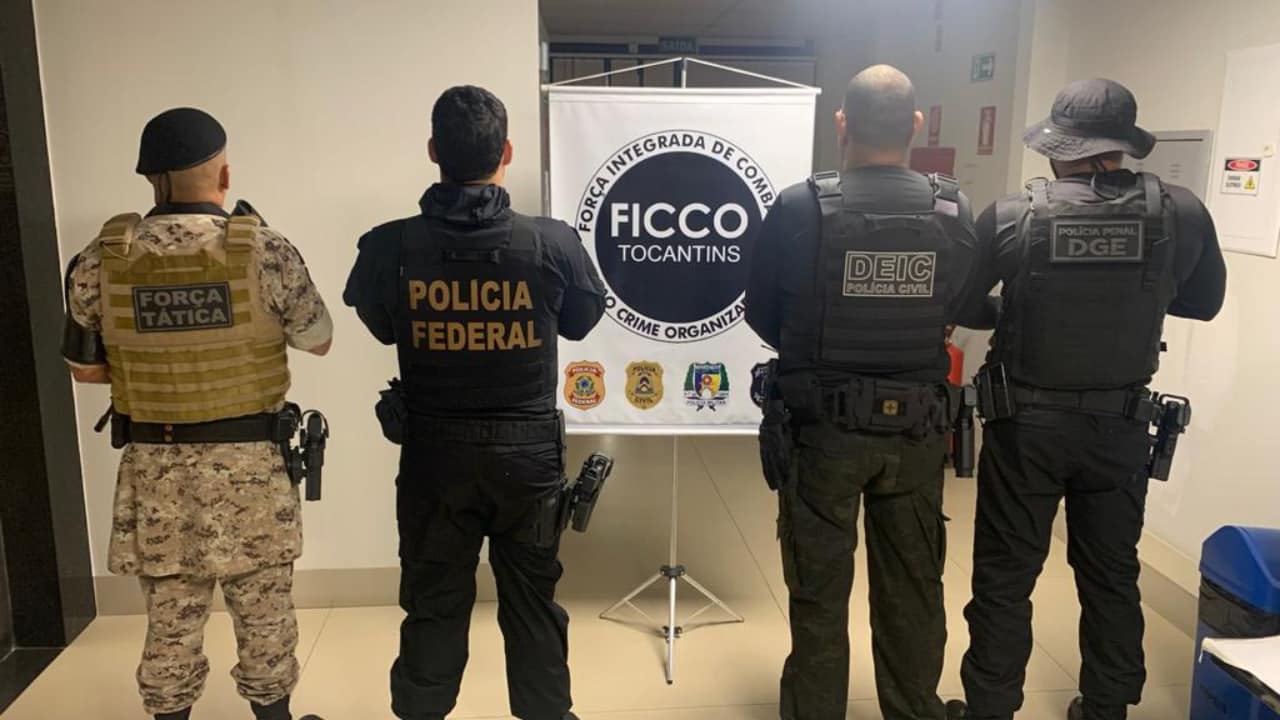 Policia Federal desarticula núcleo financeiro do crime organizado em Palmas Goiás e DF. Foto: Assessoria de Comunicação/PF 