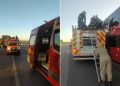 Acidente entre ônibus e caminhão deixa ao menos 18 feridos na BR-060