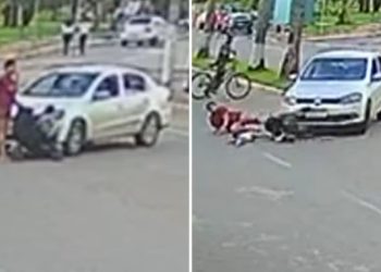 Motorista que atropelou mãe e arremessou carrinho com bebês não tem CNH