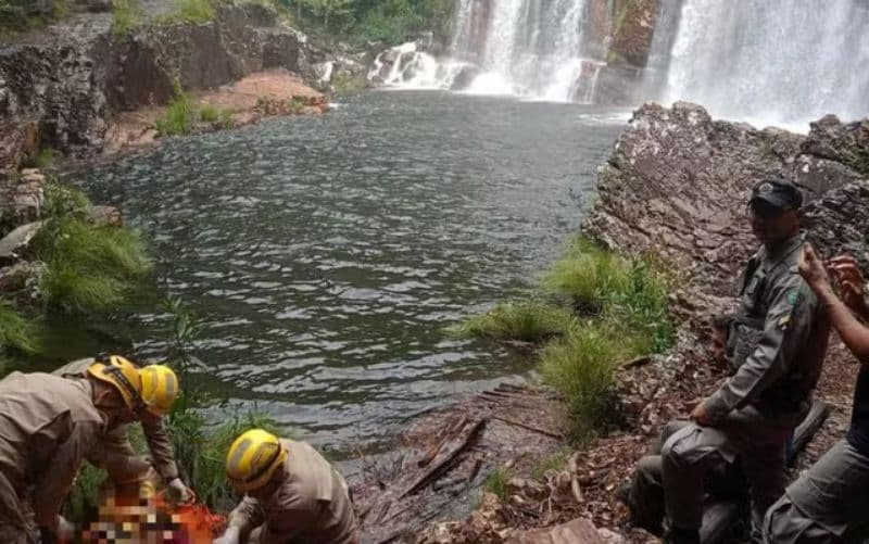 Afogamento em cachoeira de Goiás 