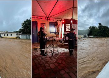 Cidade de Goiás entra em alerta após fortes chuvas; pacientes são transferidos de hospital