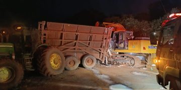 Acidente entre caminhão e maquinários deixa seis vítimas na GO-206