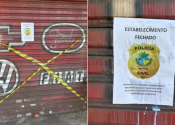 Lojas na Vila Canaã são fechadas suspeitas de venda ilegal de peças de veículos