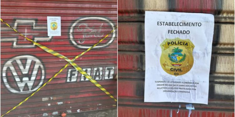 Lojas na Vila Canaã são fechadas suspeitas de venda ilegal de peças de veículos