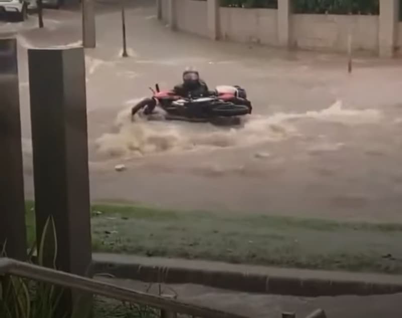 Forte chuva em Goiânia