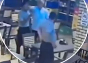 Vídeo mostra cliente agredindo garçom após briga por taxa de 10% em Goiânia