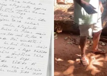 Cuidadora é presa por roubo após idoso mandar carta pedindo socorro, em Goiás