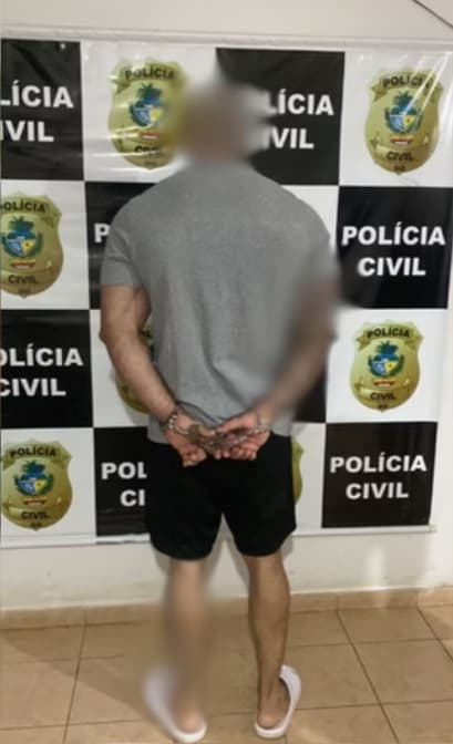 fisiculturista preso suspeito de espancar mulher, em Aparecida