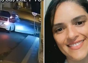 Veja momento em que carro atinge e mata servidora pública em Goiás
