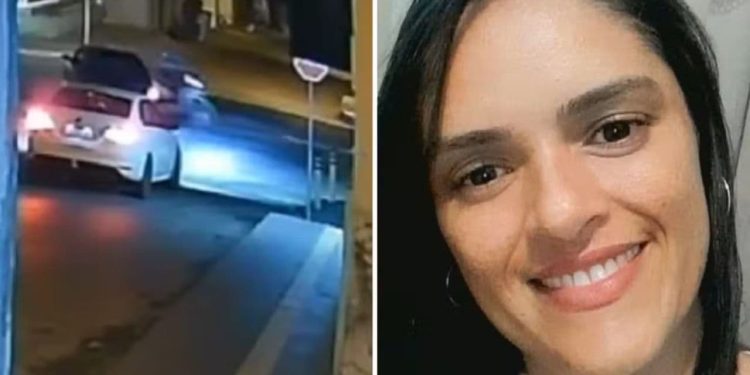Veja momento em que carro atinge e mata servidora pública em Goiás