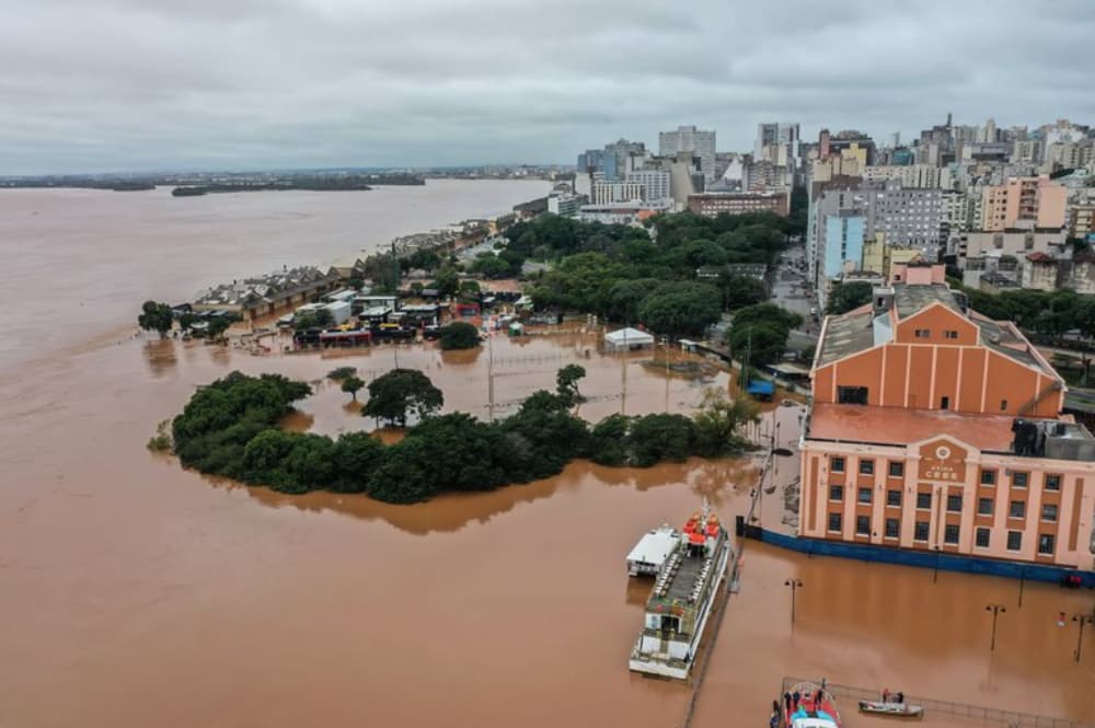 enchentes no Rio Grande do Sul