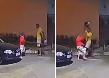 Idoso é espancado com golpes de capacete durante briga de trânsito, em Goiás