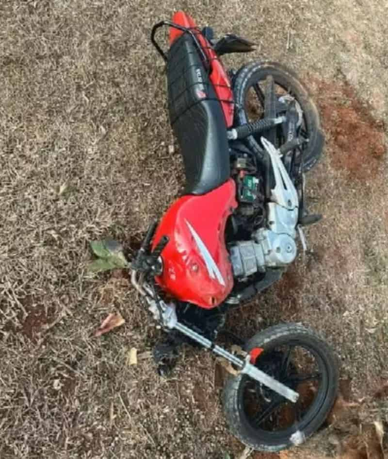 Motociclista morre em acidente