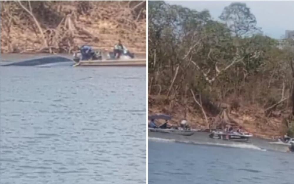 Acidente de lancha no Rio Araguaia