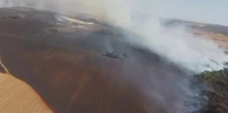 Incendio em fazenda