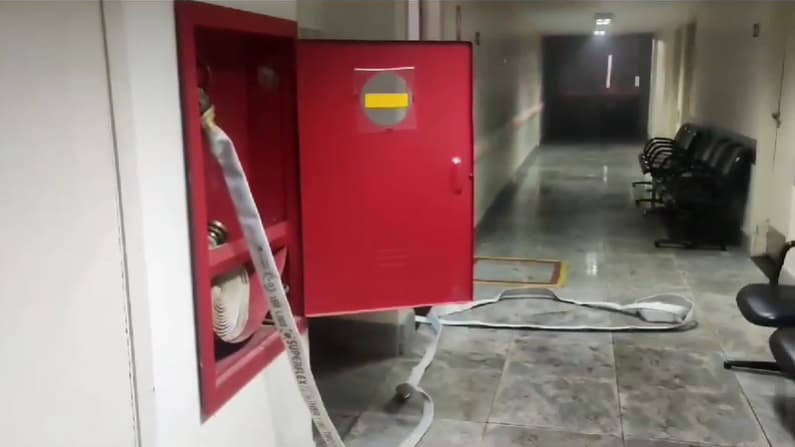 incêndio em Hospital