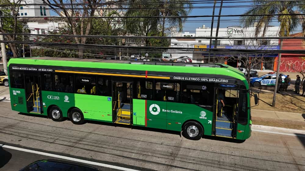 Novos ônibus do transporte coletivo