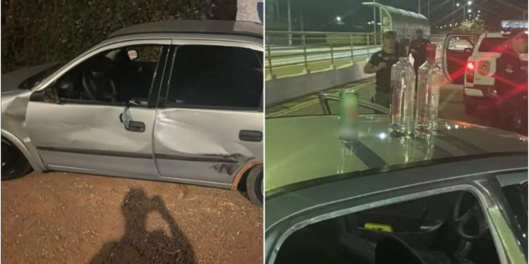 Policial civil é atropelado após motorista tentar fugir de fiscalização, em Anápolis