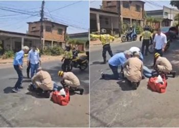 Caiado auxilia no socorro de vítimas de acidente durante carreata em Aparecida