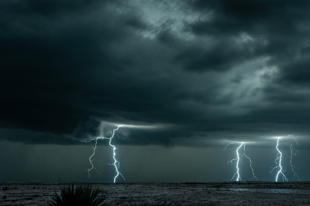 Cidades com alerta ativo para tempestade