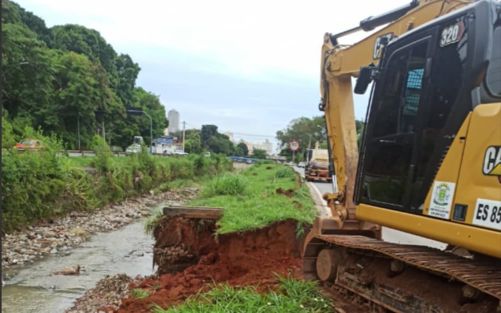 obras na Marginal Botafogo