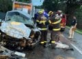 Colisão entre dois carros mata quatro pessoas na BR-153, em Rialma