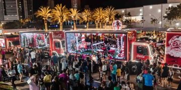 Caravana de Natal da Coca-Cola passa por 11 cidades em Goiás; veja roteiro