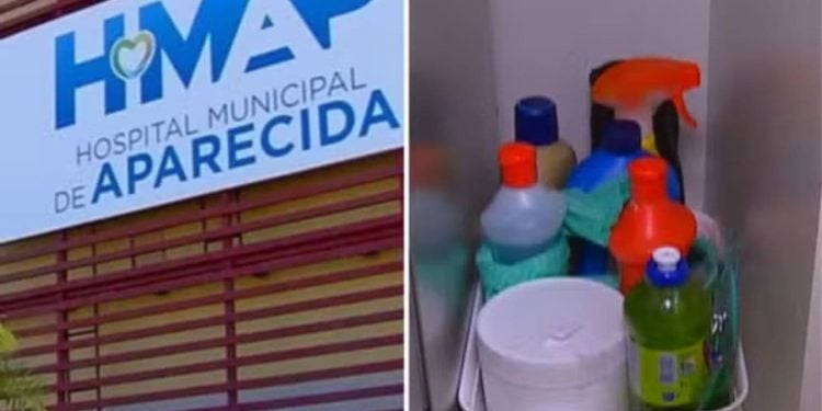 Bebê é levada para hospital após tomar desinfetante, em Aparecida de Goiânia