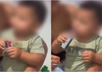 Vídeo: Polícia investiga caso de adolescente filmada dando cigarro eletrônico para bebê