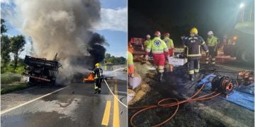 Quatro pessoas morrem carbonizadas após acidente na BR-153, em Uruaçu