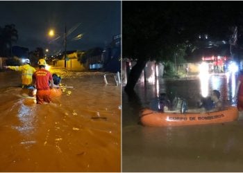 Chuva volta a causar alagamentos e deixa famílias ilhadas em Goiânia