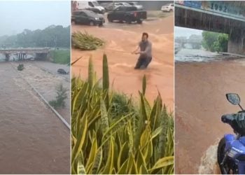 Vídeo Com alto volume de chuvas, Goiânia volta a sofrer com alagamentos