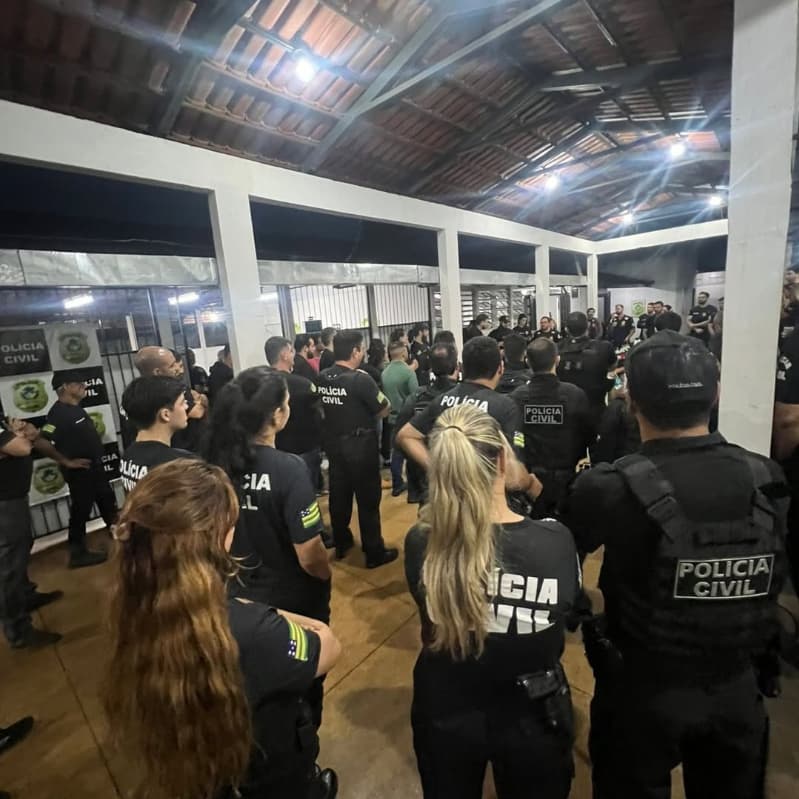 Operação policial contra o esquema de falsificação de receitas