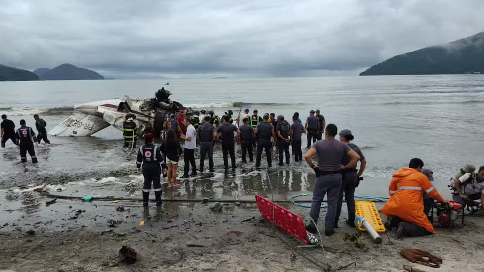 Queda de avião em Ubatuba