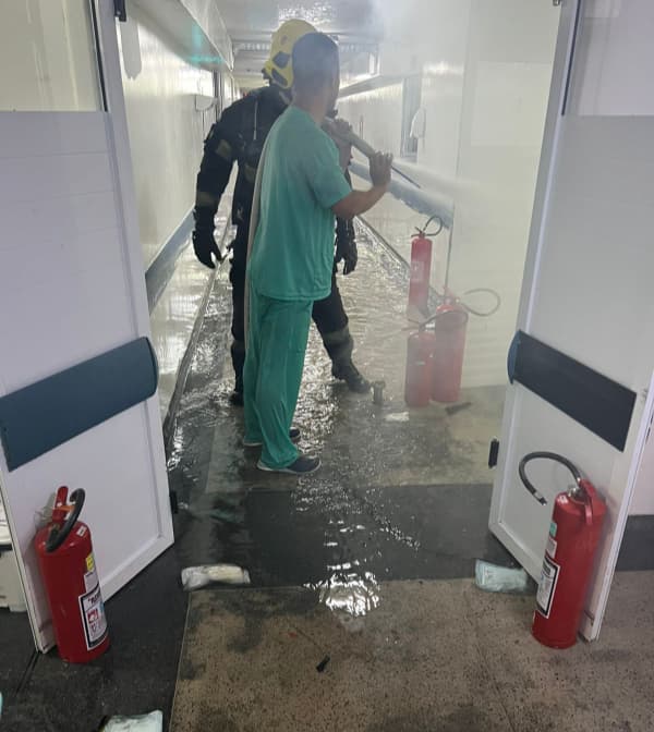 Incêndio em hospital de Aparecida