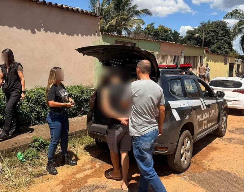 Prisão do suspeito de abusar da filha