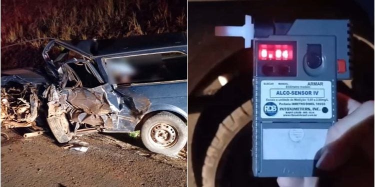 Motorista bêbado é preso após causar acidente que deixou um morto e 2 feridos na BR-414