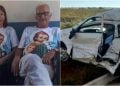 Acidente entre ônibus escolar e carro mata casal de professores na GO-215