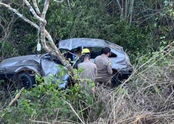 Grave acidente deixa três pessoas feridas e uma morta na GO-244